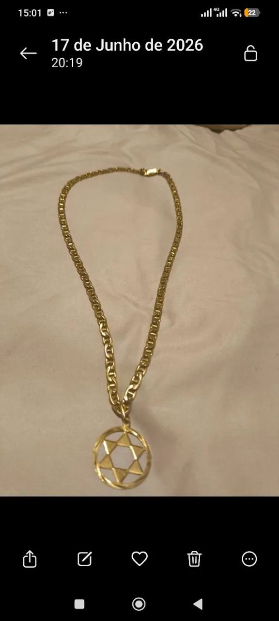 Cordão de ouro 18k - Foto 2