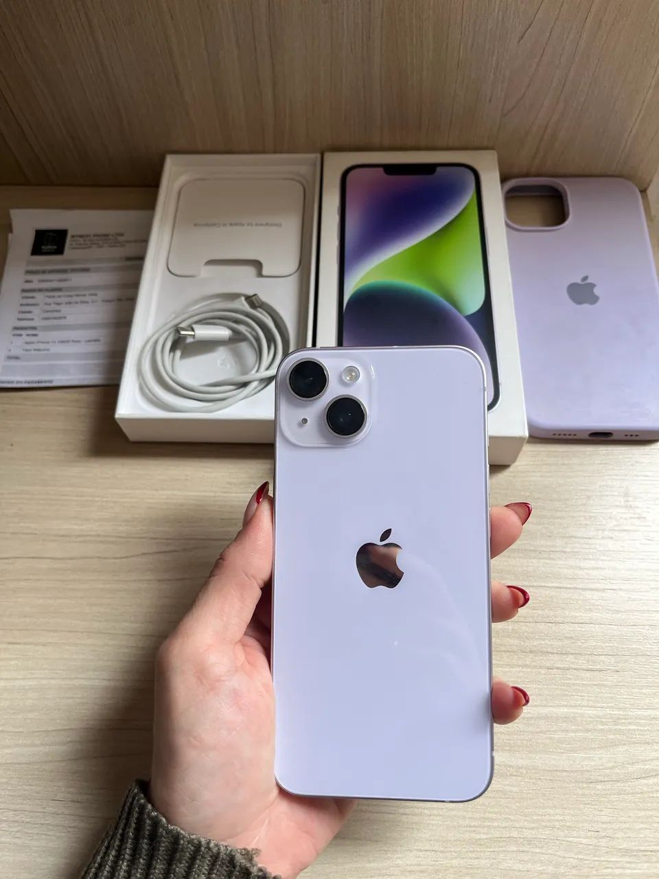 iPhone 14 128gb completo com nota fiscal 
