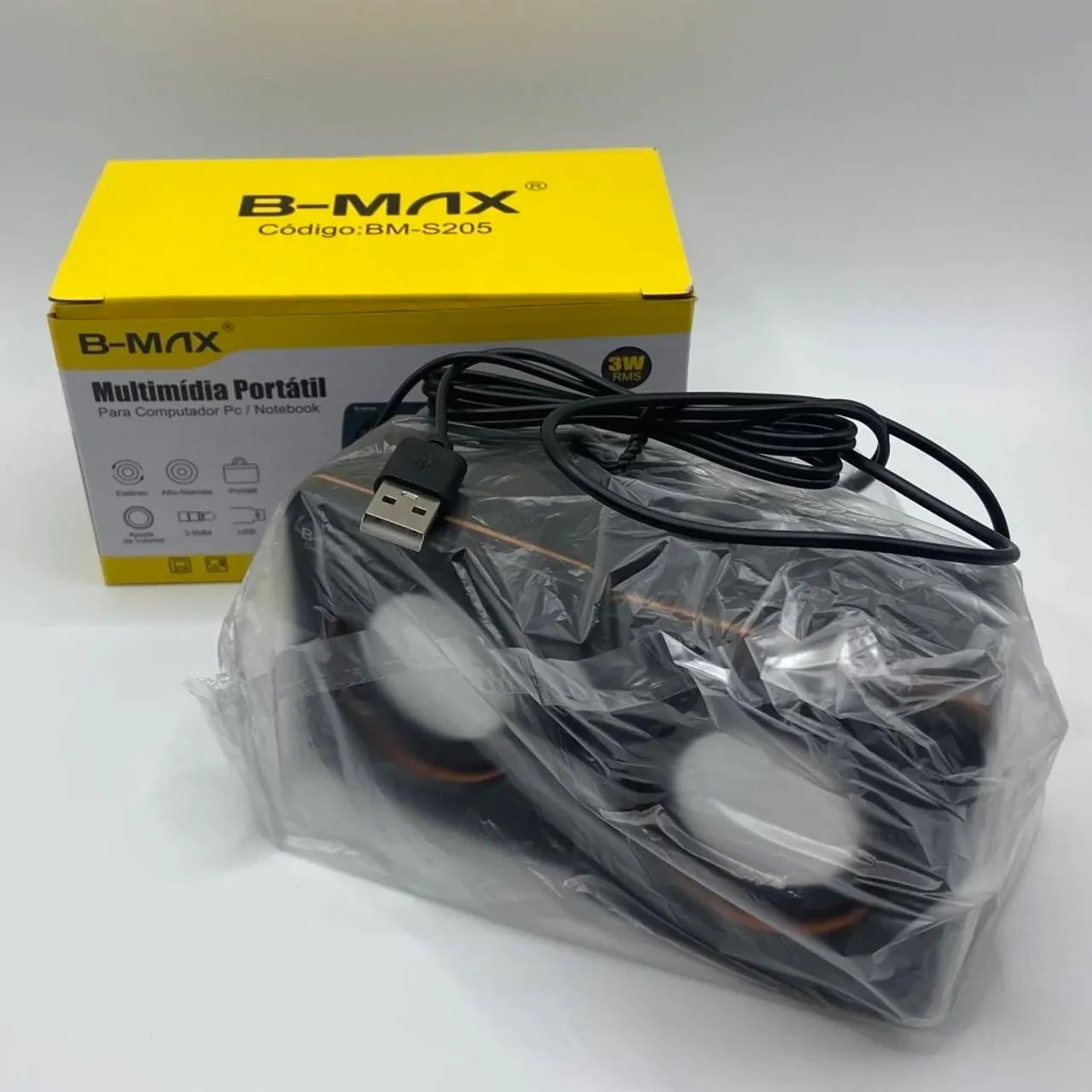 Mini Caixa de Som Multimídia para PC/Notebook B-MAX BM-S205 - Foto 5