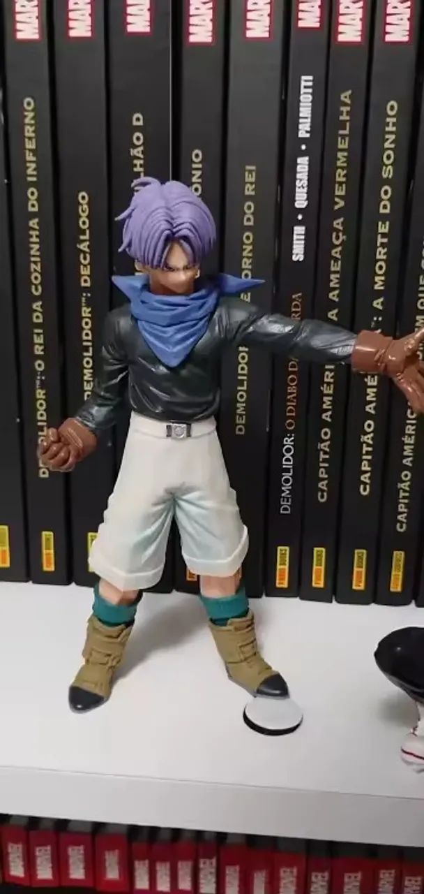 Trunks dragon ball GT cabelo roxo novo - Foto 3