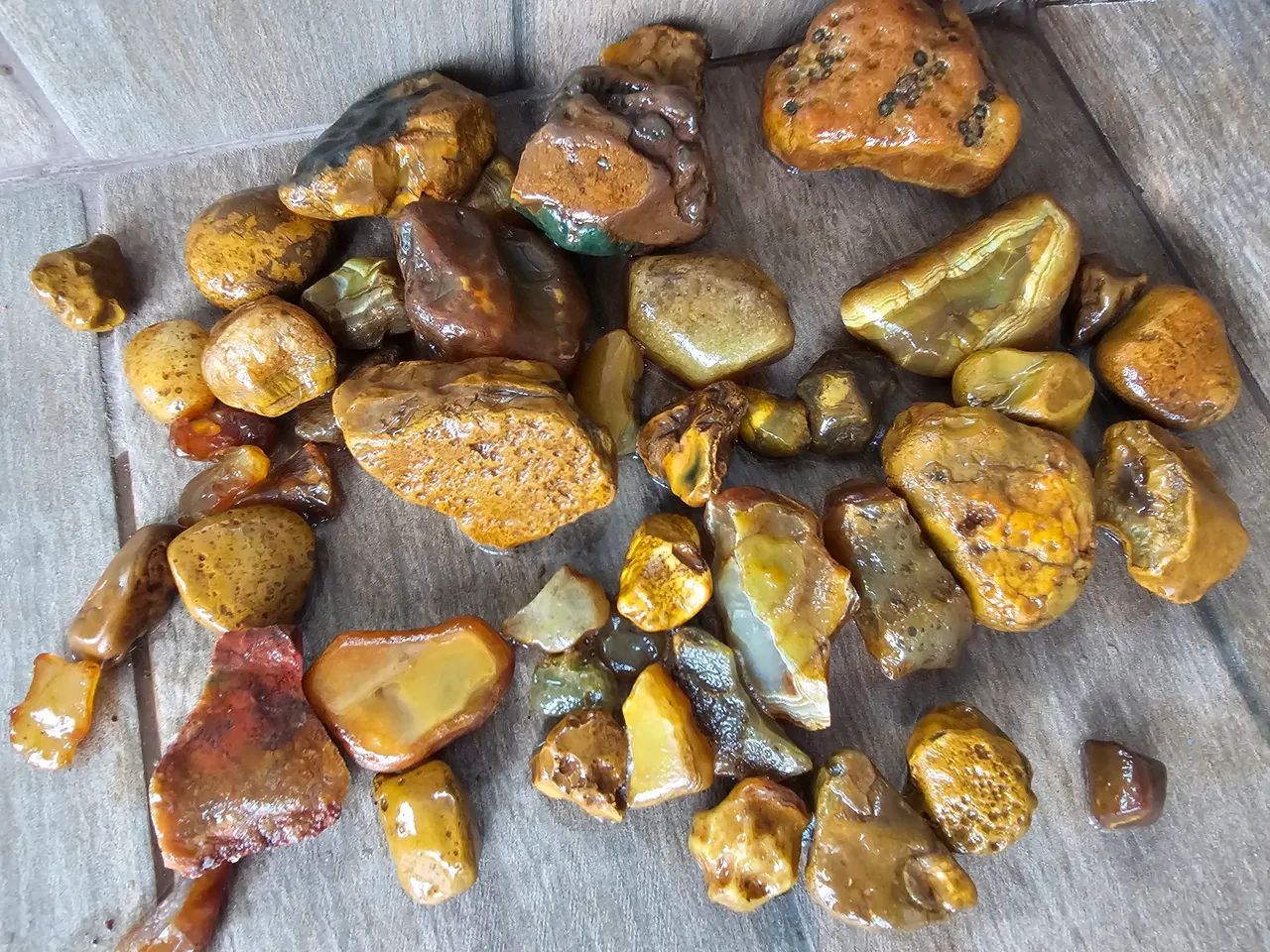 Lote Selecionado de Ágatas Brutas - Padrões, Bandamentos e Qualidade Mineral - Foto 2