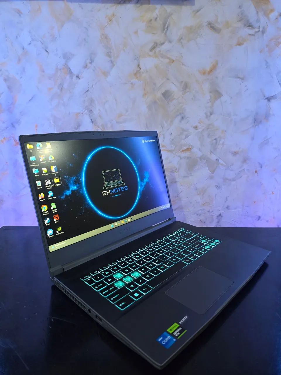 NOTEBOOK GAMER MSI THIN 15 I5-13TH 16GB RTX 3050 TELA 144Hz NOVO 6 meses de uso !