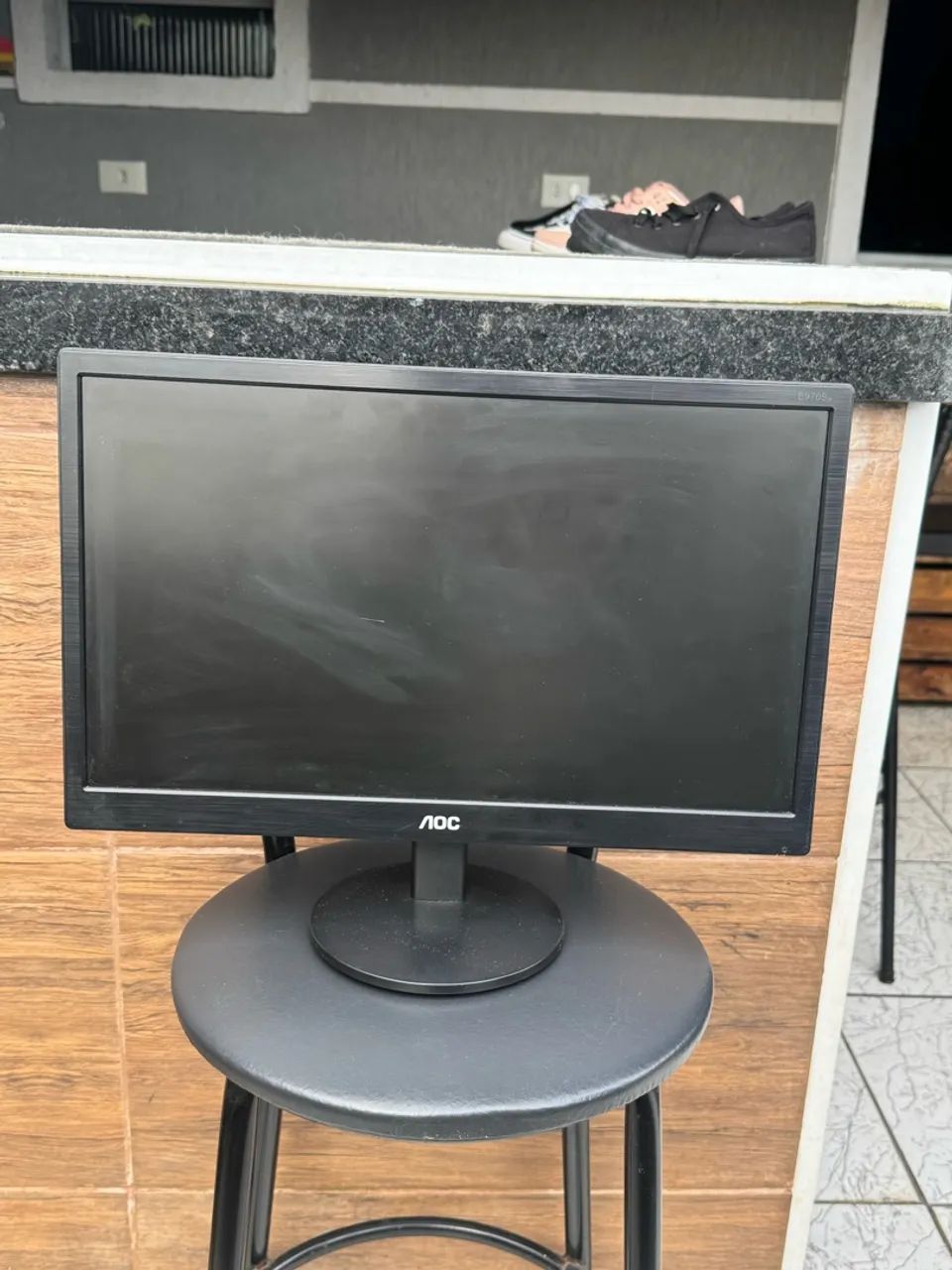 Monitor AOC E970SWNL + Cabos - Funcionando perfeitamente  - Foto 2