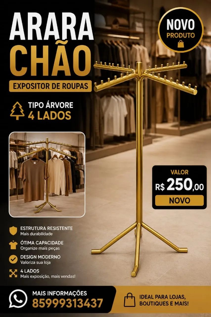 Vende se arara expositor pra roupas