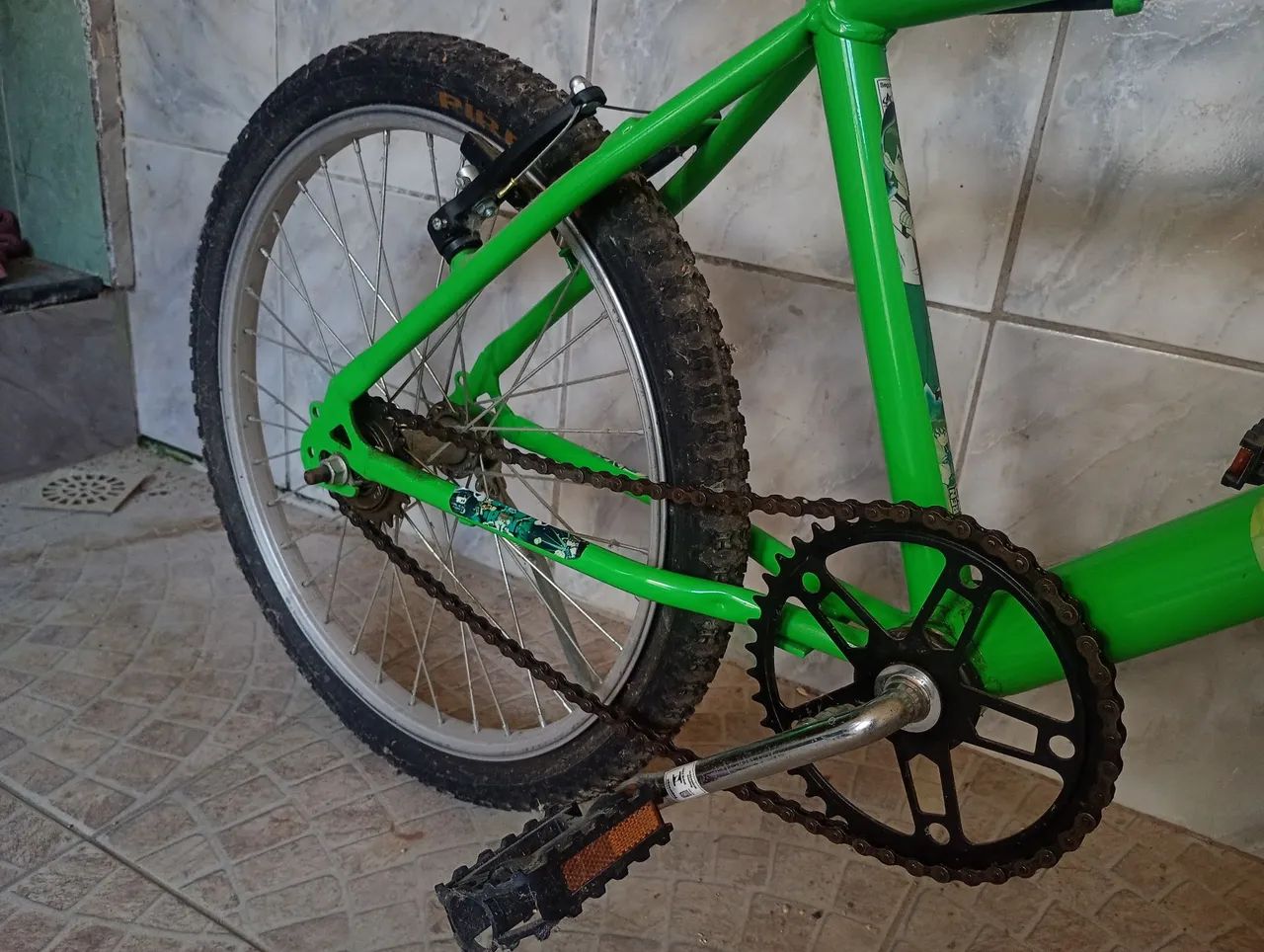 Bicicleta Verde infantil  - Foto 3