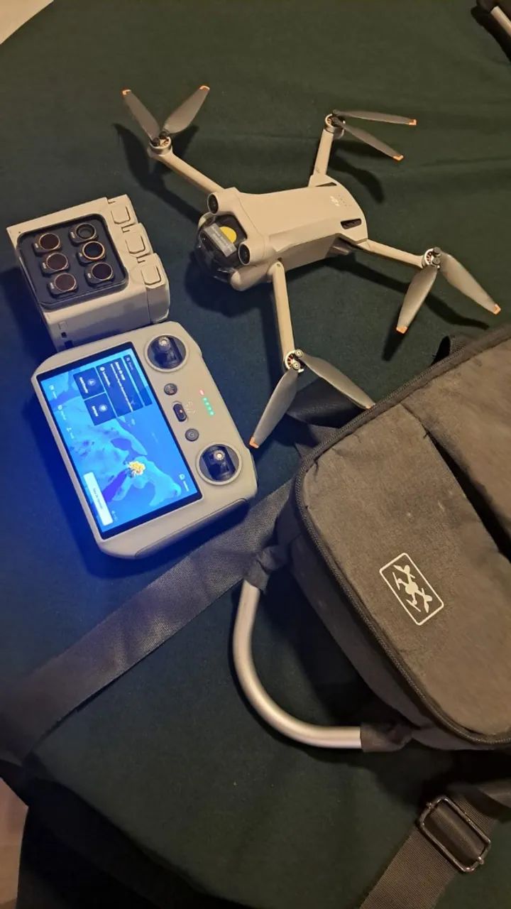 Drone DJI MINI 3  PRO  Controle RCI 03 Baterias Kit de Lentes Polarizadas e Case  - Foto 5