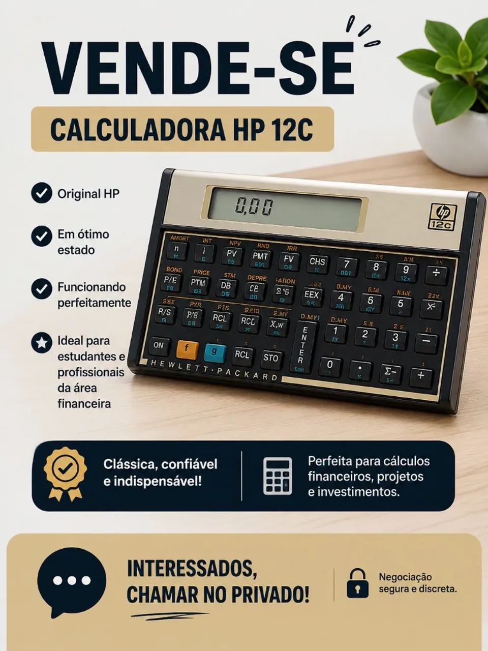 Calculadora HP 12C  - Foto 4