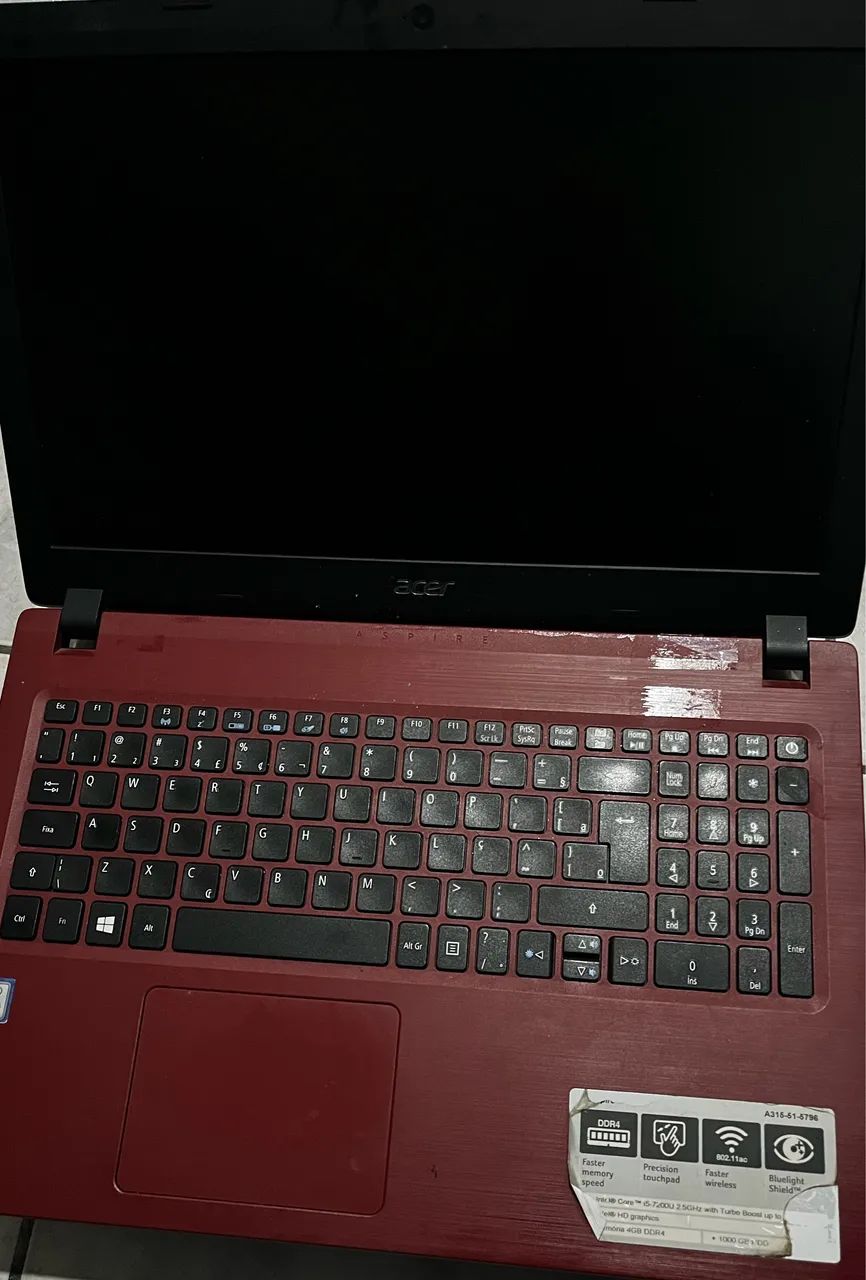 Notebook Acer A315-51-5796 com HD externo - Foto 5