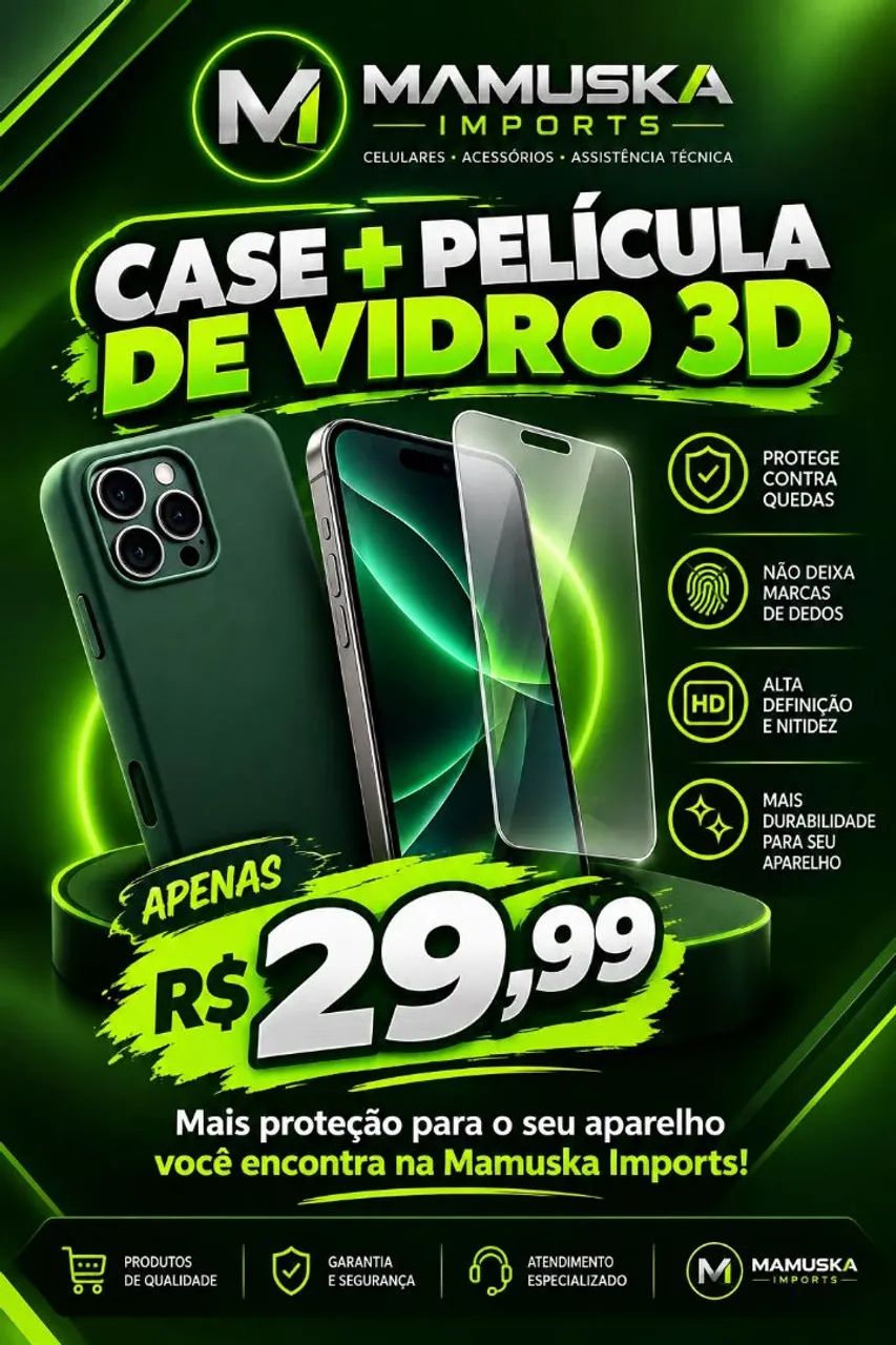 Promoção Case +Película 