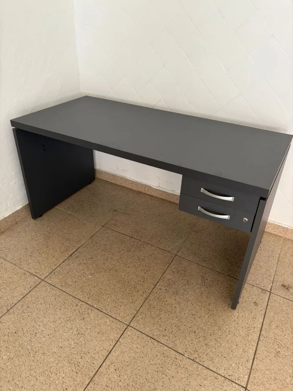 Mesa de escritório de escritório (opcional com e sem gaveta) - Foto 5