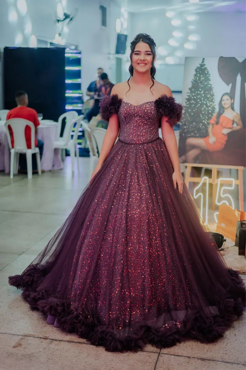 Vestido debutante roxo - Foto 3