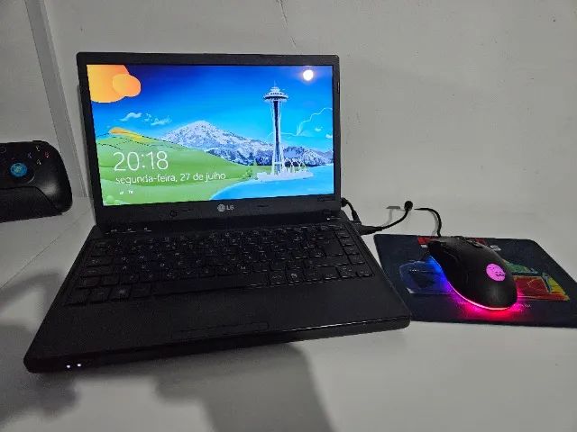 Notebook LG N450 PBE55P1 6GB RAM HD 500GB + Mouse e Case