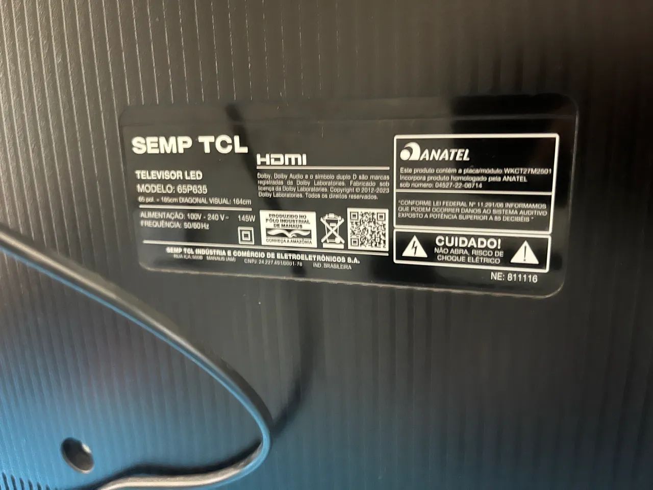 Smart Tv TCL 65P (4k OLED) - Foto 3