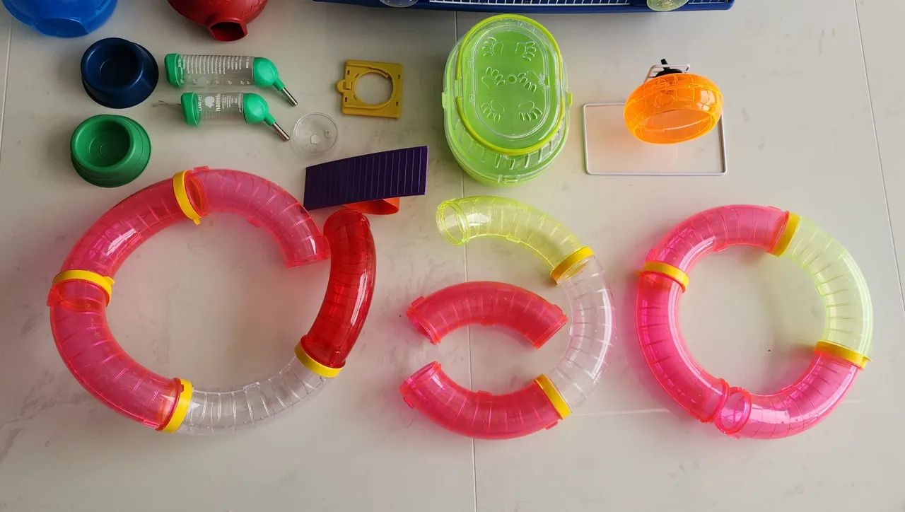 CASINHA E ACESSÓRIOS DE HAMSTER - Foto 2