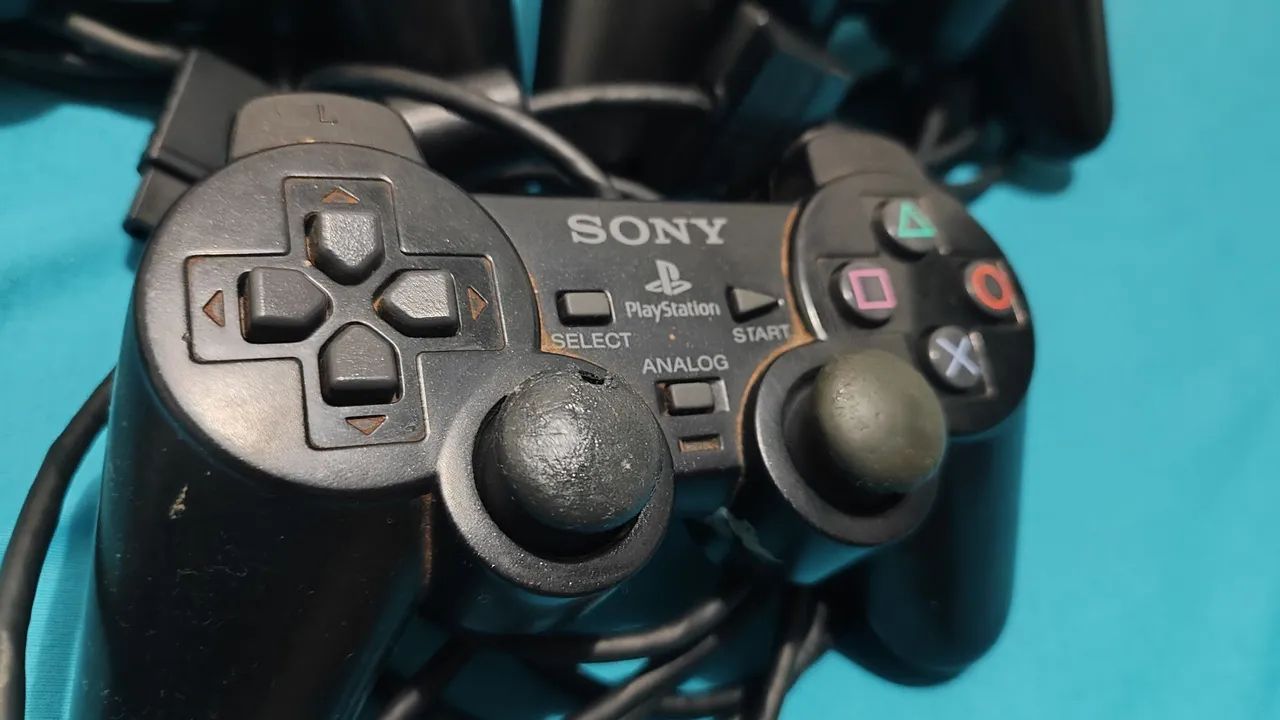 Controles PS2 originais no estado (Leia a descrição) - Foto 4