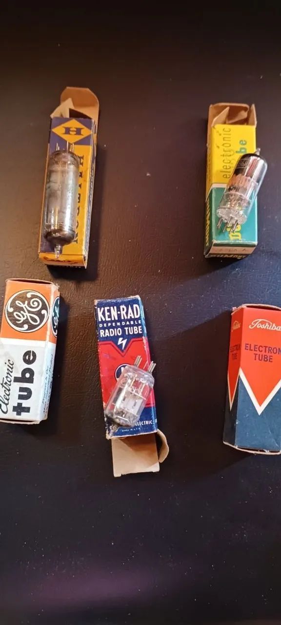 tubos de rádio antigos. decoração/vintage. raridade - Foto 3