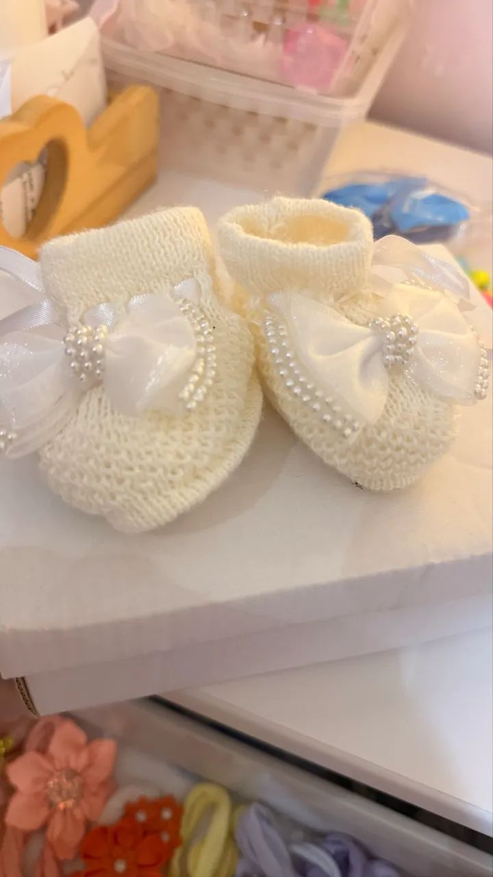 Sapatinho tricot  - Foto 3