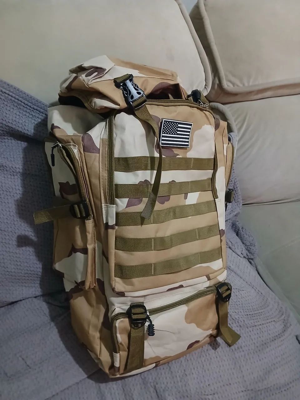 Mochila  militar 70 litros - Foto 2