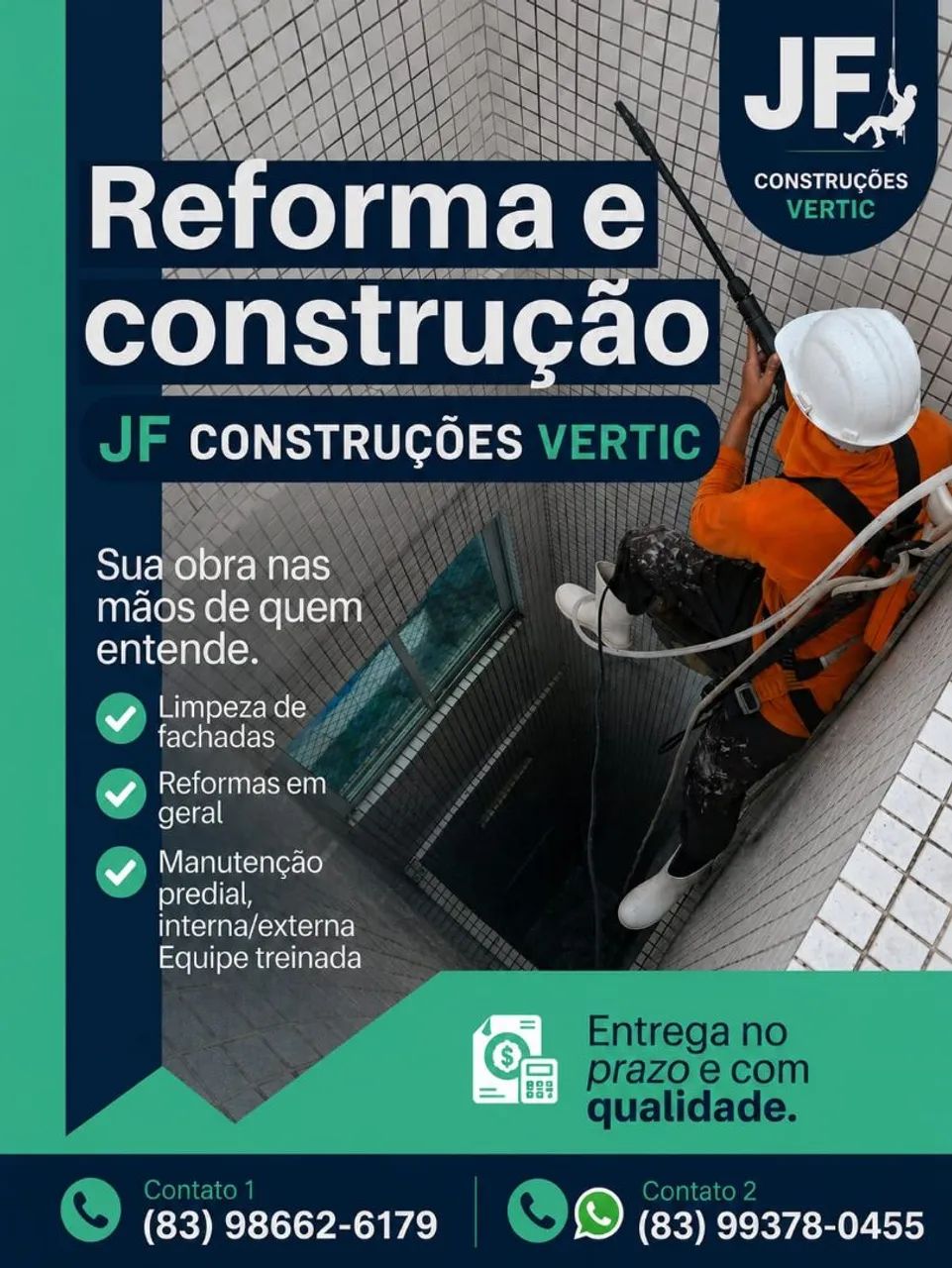 JF construções vertic sua obra em boas mãos - Foto 2