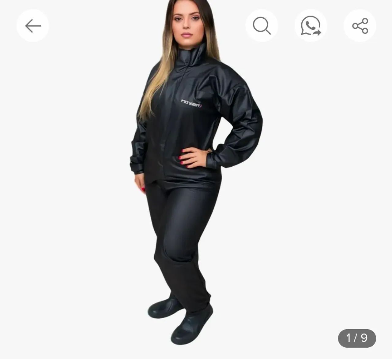 Capa de chuva motociclista