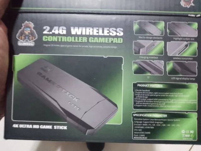 Game stick 4K com jogos - Foto 2