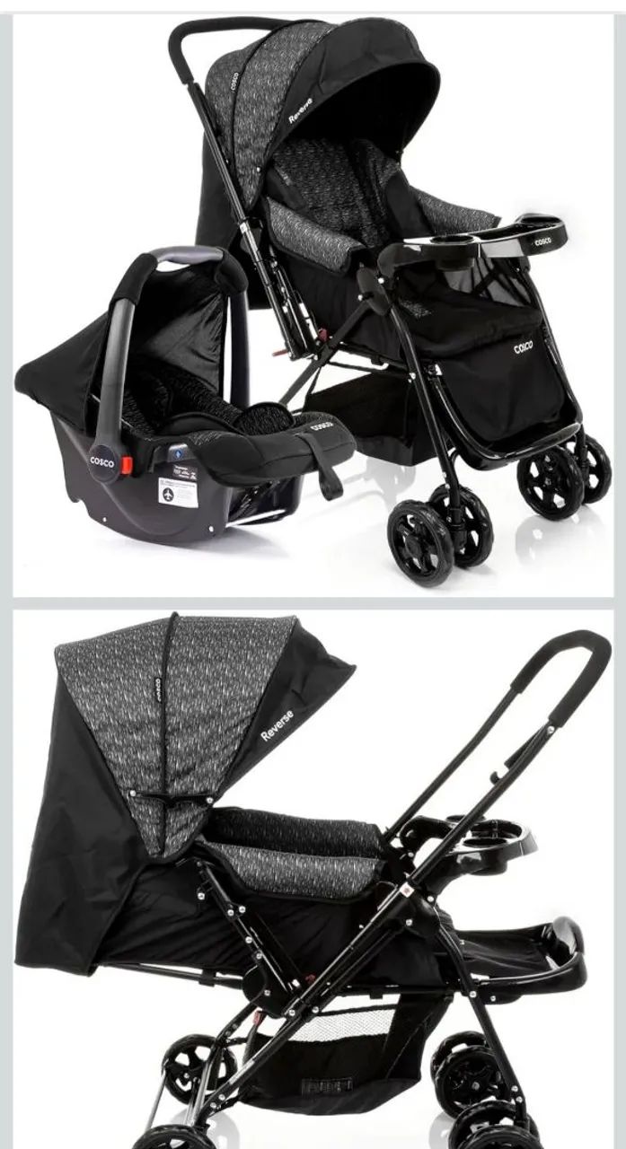 Carrinho e Bebê Conforto em excelente estado! 