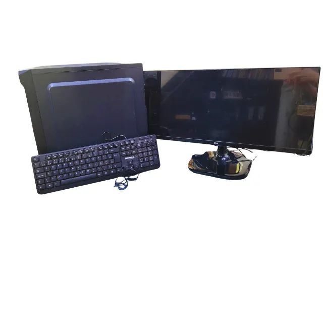 PC INTEL CORE I5-9400, 8GB DDR4, SSD 240GB BIVOLT + MONITOR Monitor Gamer Ultrawide LG 25u