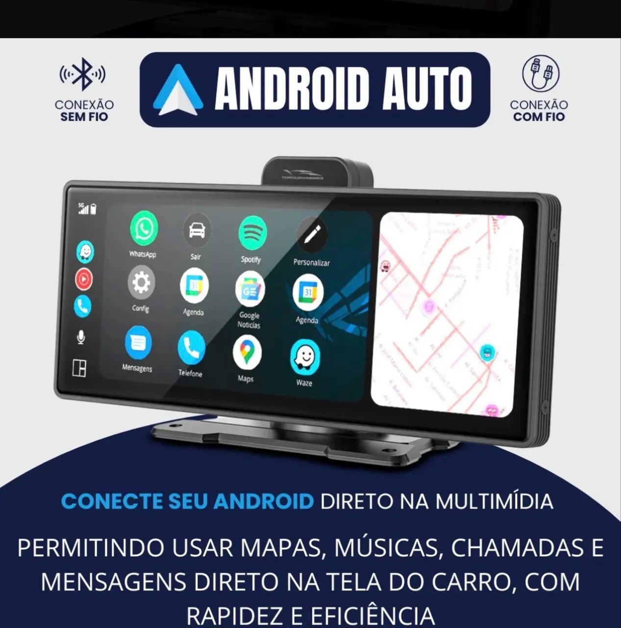 Multimídia portátil para carro - Foto 3