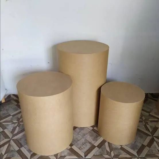 Pegue e monte - Kit 3 Cilindros mdf cru