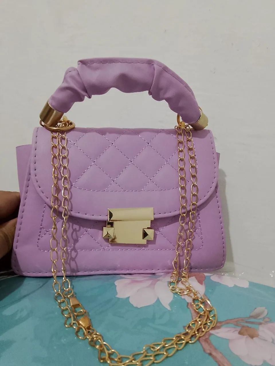 Bolsa tira colo  Lilás 