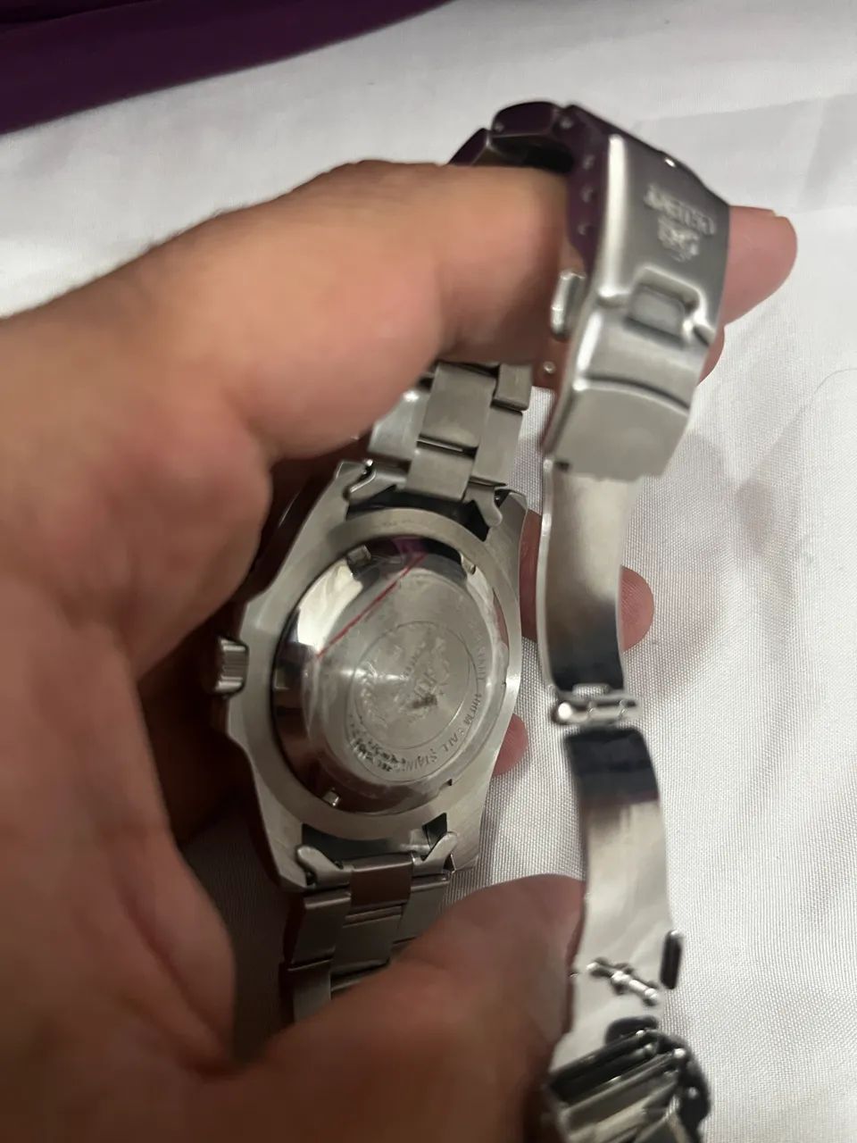 Relógio Automático Orient NH3SS010 42mm Azul (Não envio) - Foto 4