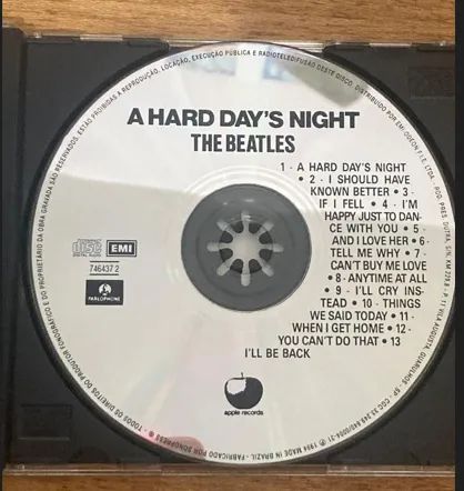 Beatles - CD - " A Hard Day´s Night" - Como novo - Foto 3
