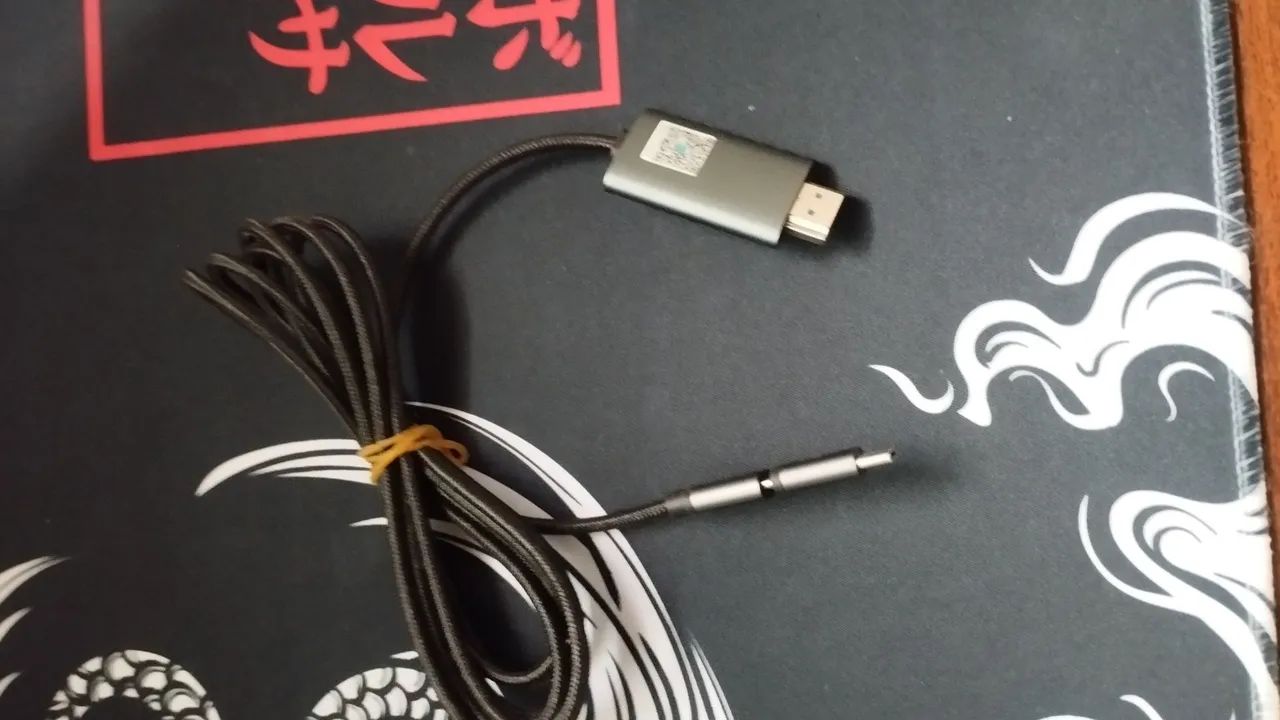Cabo com USB tipo c e HDMI para fazer live  - Foto 3