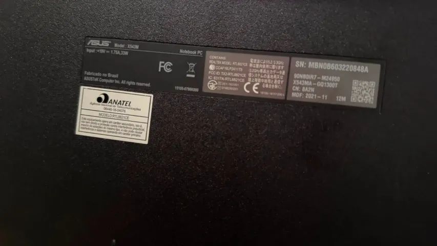 Notebook ASUS X543M - Foto 2
