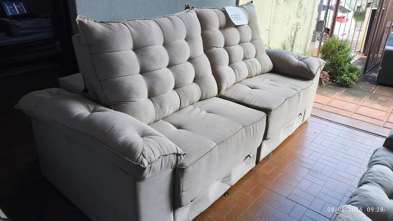 So hoje Sofs premium novo retratil e reclinável 1590 - Foto 2