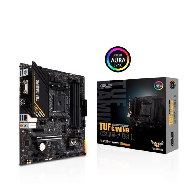 Placa Mãe Asus TUF GAMING A520M-PLUS II - Foto 3