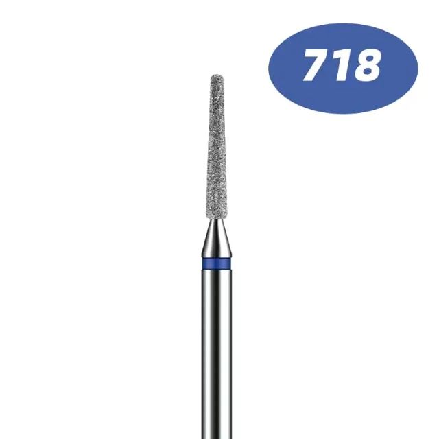 Kit 1/2/3 Broca Ponta Diamantada 718 Profissional Unha Acrigel 