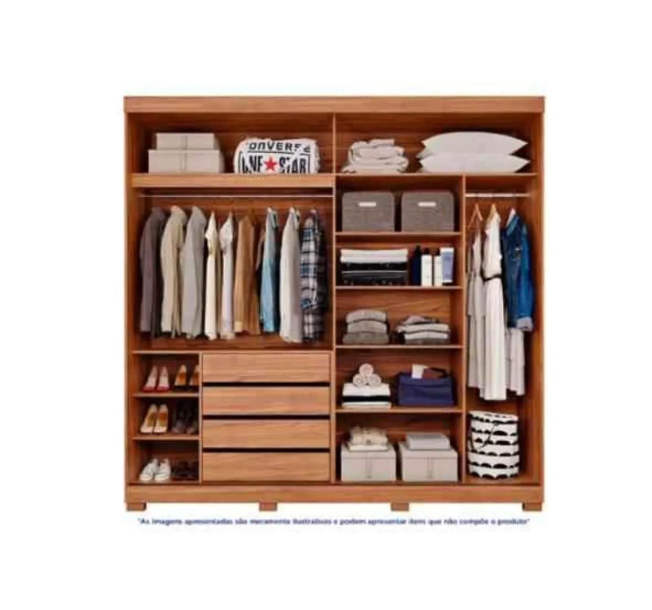 Guarda roupa em MDF semi novo  - Foto 4