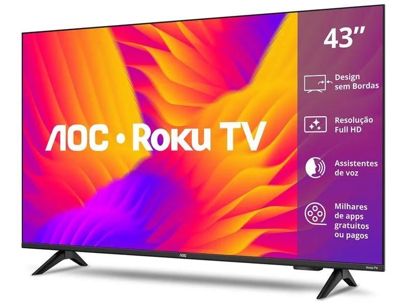 Smart TV 43" AOC Full HD DLED - Foto 2