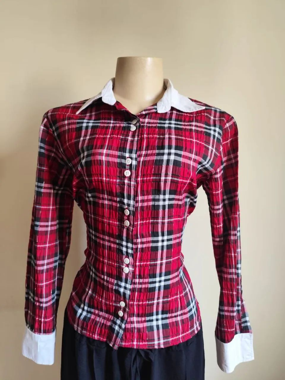 Camisa Xadrez feminina 
