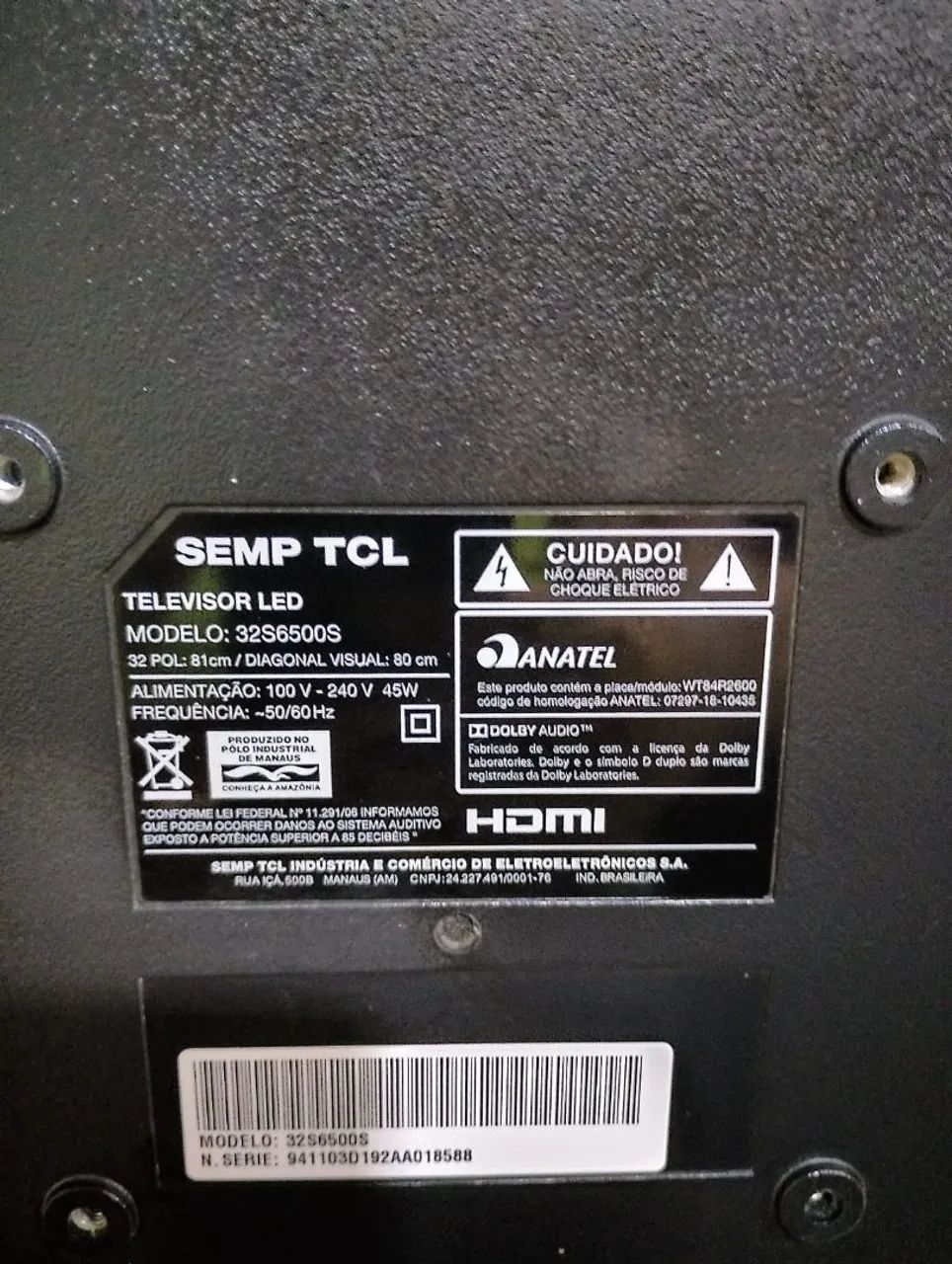 Smart tv TCL Android 32 polegadas  - Foto 4