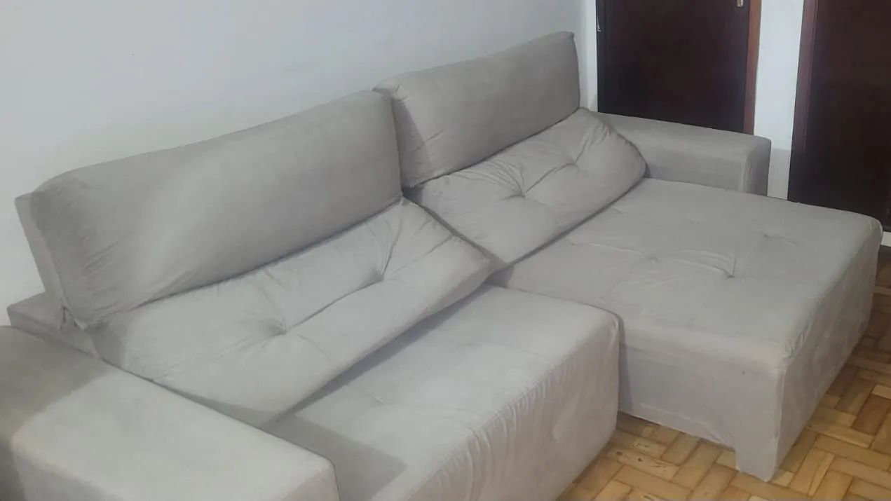 Sofá 2,5 metros retrátil e reclinável - Foto 4