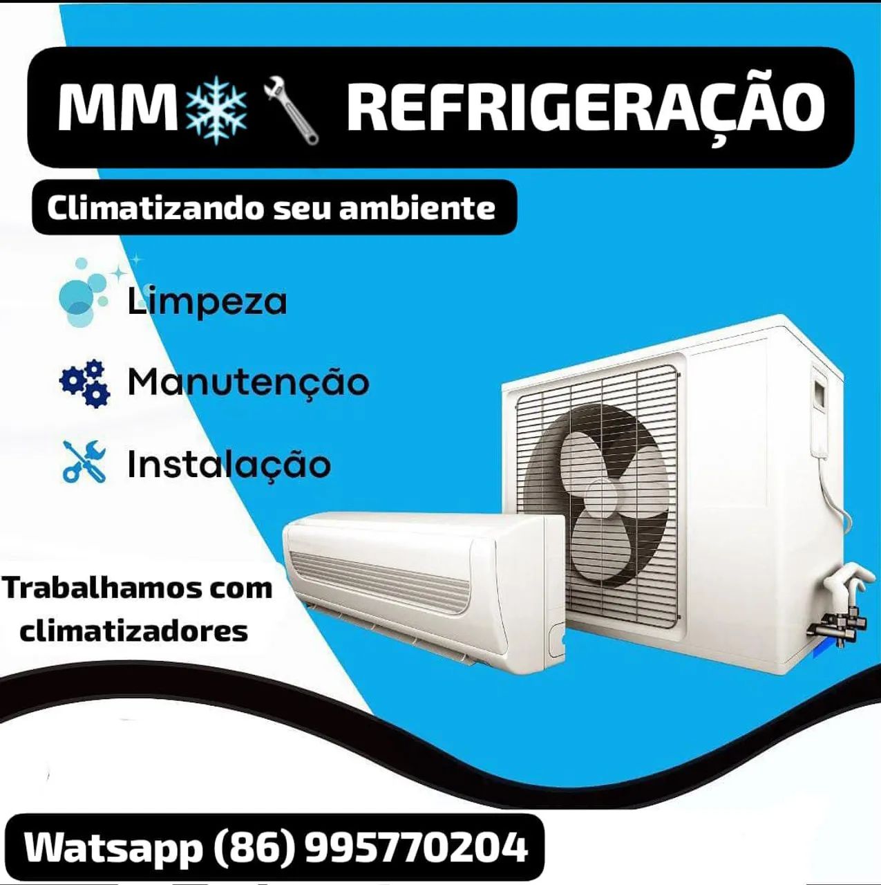 Manutençao e instalação em split e climatizadores