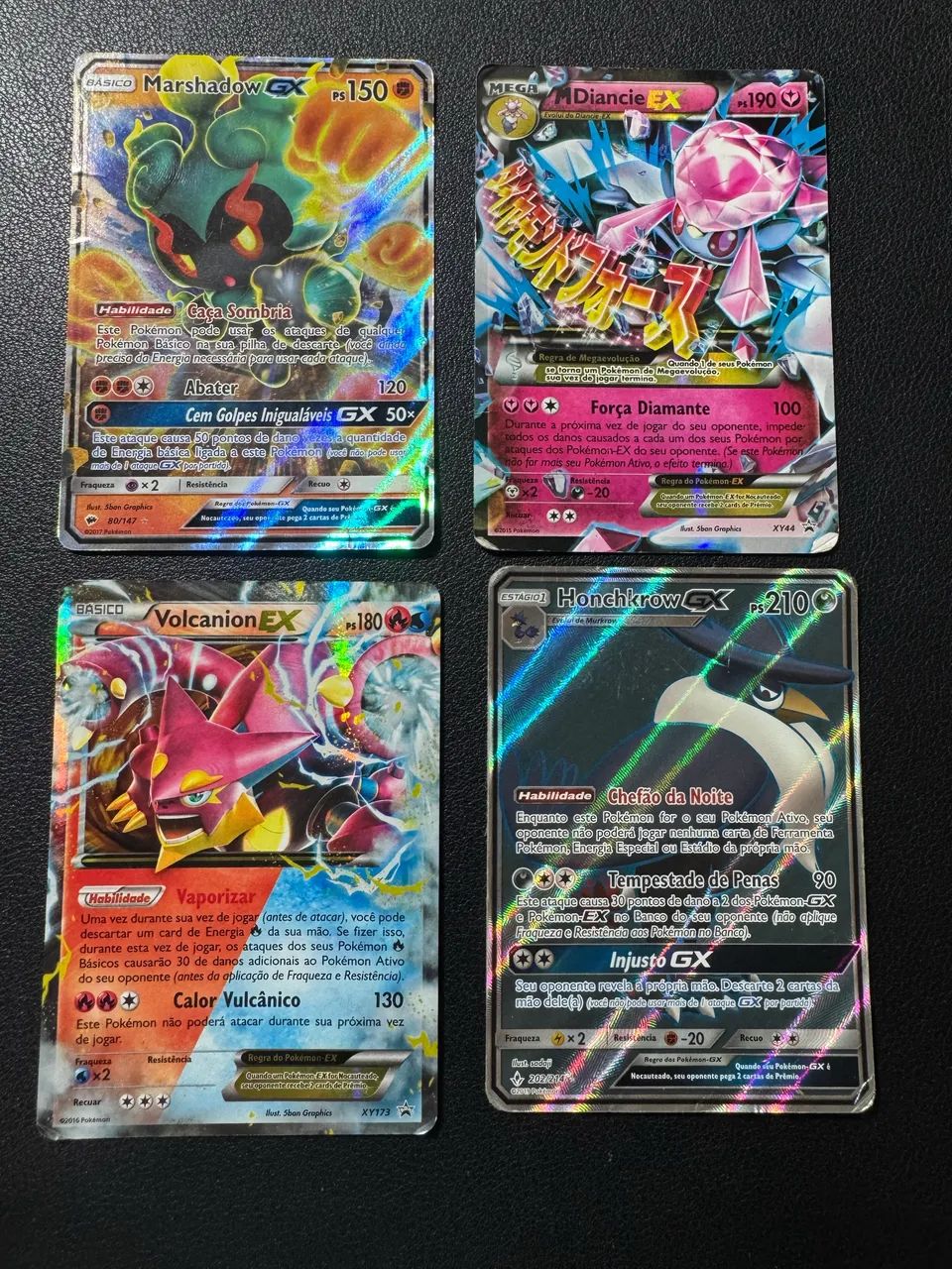 Lote de cartas Pokémon 