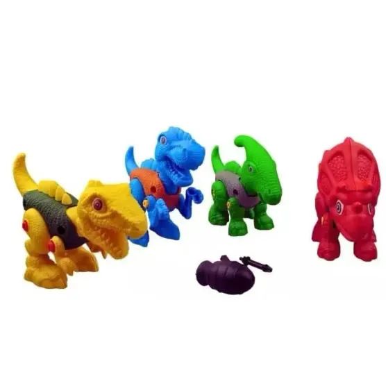 4 bonecos de dinossauro Desmontáveis  - Foto 3