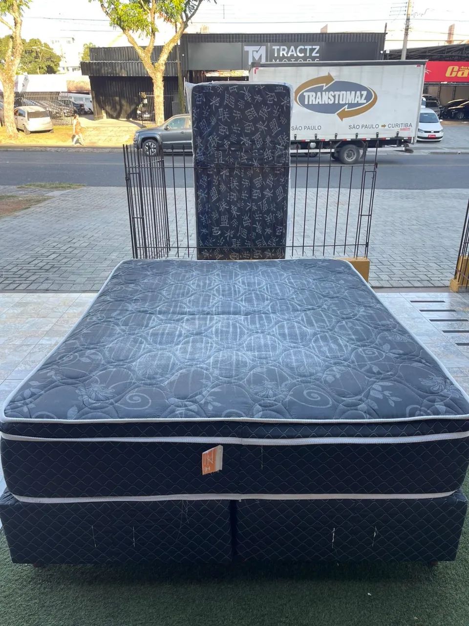 Cama box Casal QUEEN GAZIN COM COLCHÃO E BASE - Entrego!  - Foto 4