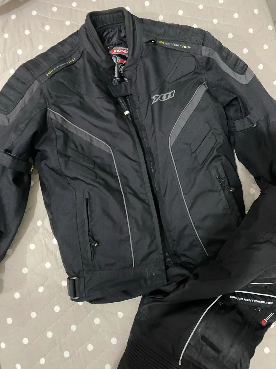 Conjunto Motoqueiro X11 jaqueta e calça p