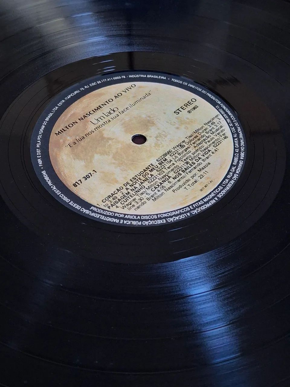 LP/VINIL Milton Nascimento - AO VIVO (1983) - Foto 5