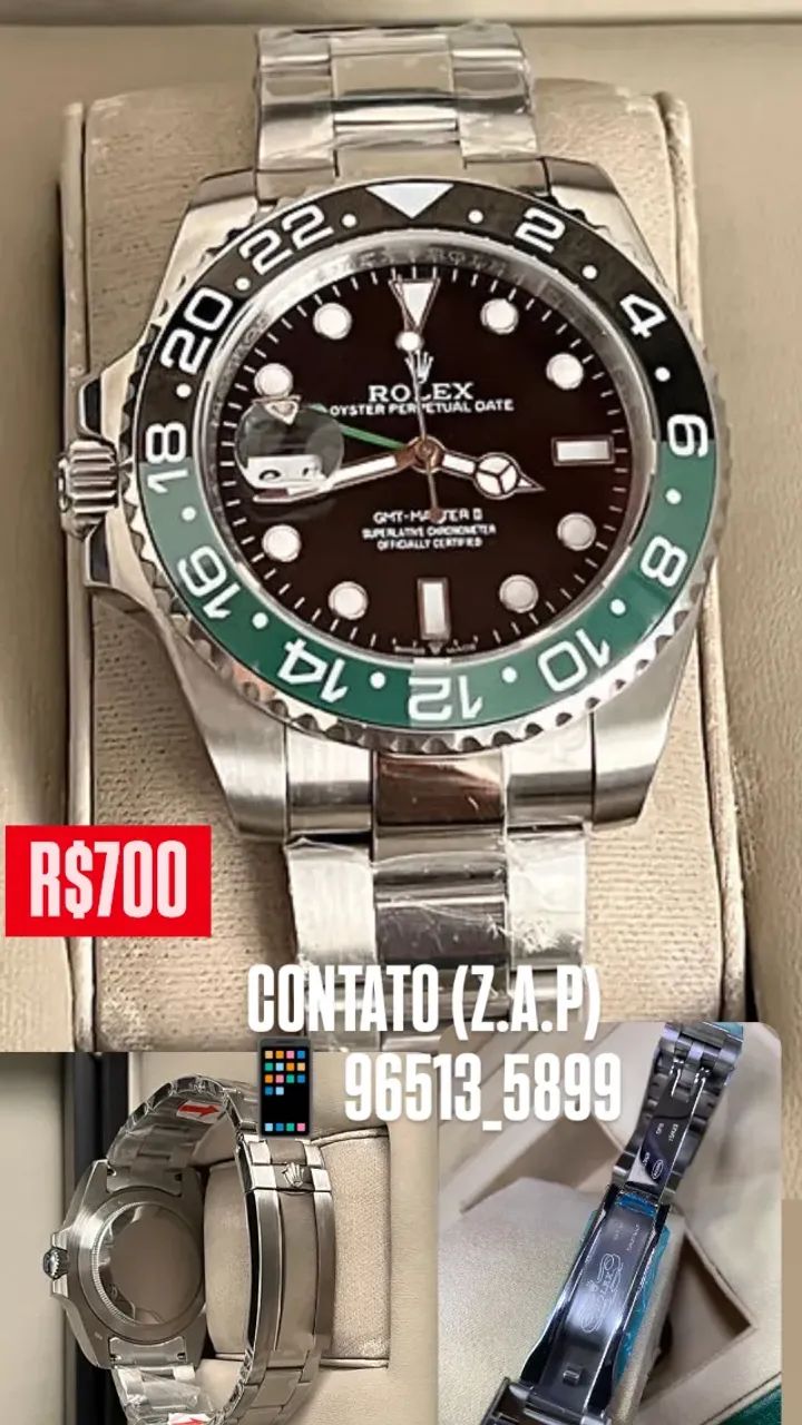 Relógio ROLEX GMT MASTER II SPRIT _ AUTOMÁTICO 