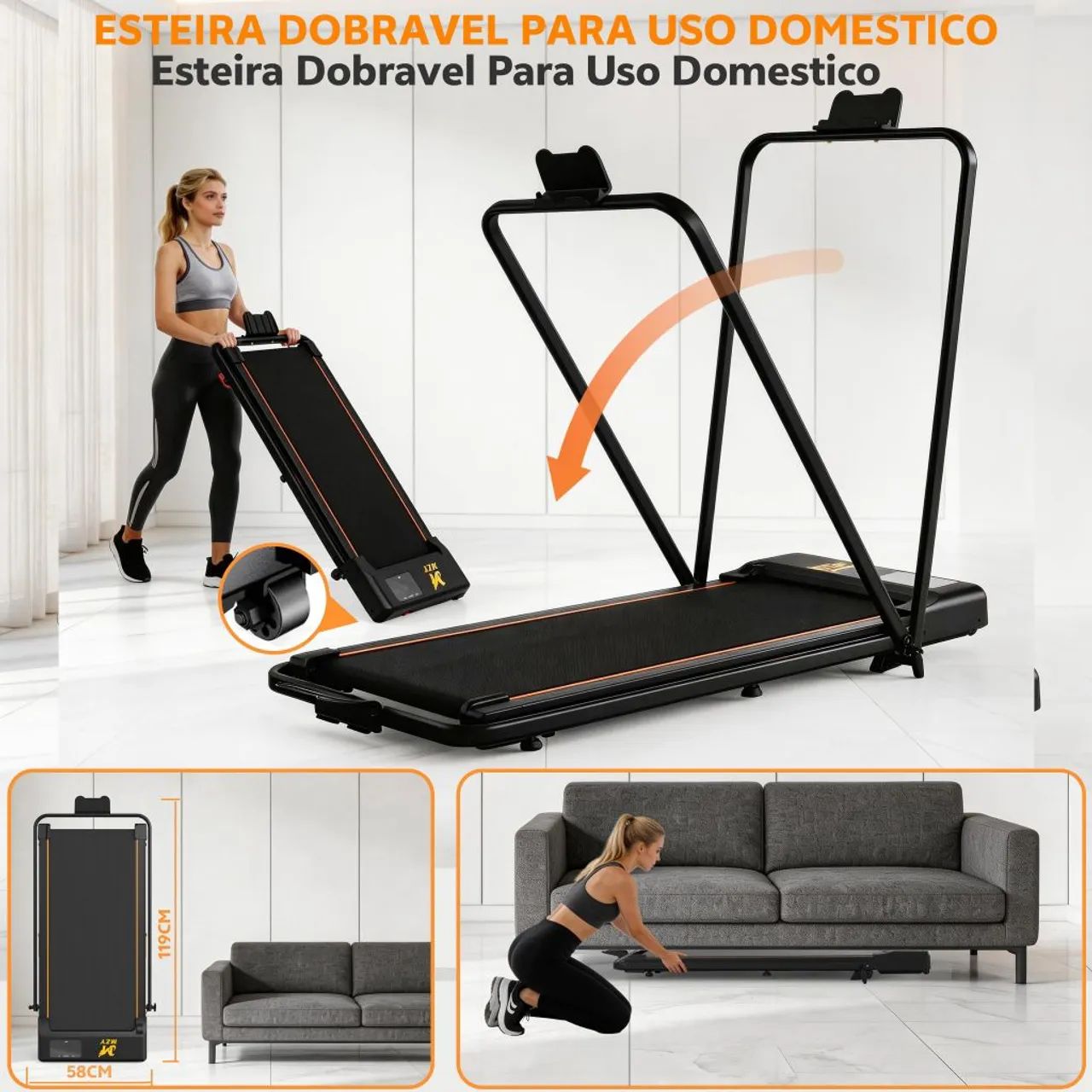 Esteira Ergométrica Multifunções - Foto 3